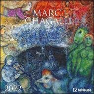 Calendario 2022 da muro Marc Chagall, 12 mesi, 30 x 30 cm (30 x 60 cm aperto)