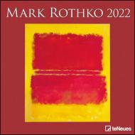 Calendario 2022 da muro Mark Rothko, 12 mesi, 30 x 30 cm (30 x 60 cm aperto)