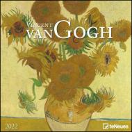 Calendario 2022 da muro Vincent Van Gogh, 12 mesi, 30 x 30 cm (30 x 60 cm aperto)
