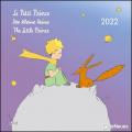 Calendario 2022 da muro The Little Prince, 12 mesi, 30 x 30 cm (30 x 60 cm aperto)