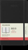 Agenda giornaliera Moleskine 2022-2023, 18 mesi, Large, copertina rigida - Nero
