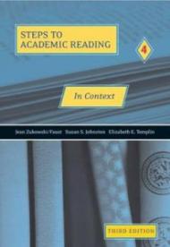 Steps to Academic Reading 4: In Context