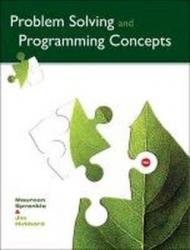 Problem Solving and Programming Concepts