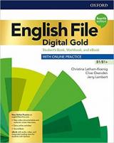 ENGL FILE 4E DIG GOLD B1/B1+ STUDENT BOOK/WOORKBOOK W/KEY + ECHK + EBOOK + SRC