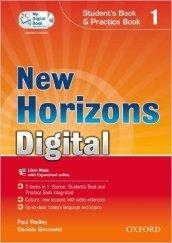 New horizons digital. Student's book-Workbook-Mydigitalbook 2.0. Per le Scuole superiori. Con CD-ROM. Con espansione online vol.1