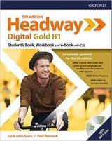 HEADWAY 5E DIG GOLD B1 STUDENT BOOK/WOORKBOOK W/KEY + SRC