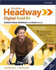 HEADWAY 5E DIG GOLD B1 STUDENT BOOK/WOORKBOOK W/KEY + SRC