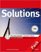 Solutions. Pre-intermediate. Student's book-Workbook. Con espansione online. Con CD Audio. Per le Scuole superiori