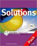 Solutions. Intermediate. Student's-Workbook. Con espansione online. Con CD Audio. Per le Scuole superiori