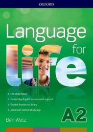 Language for life A2. Super premium.Student's book wb with obk with study app with 16 eread with 1 key online test [Lingua inglese]