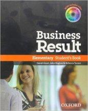 Business result. Elementary. Student's book. Per le Scuole superiori. Con DVD-ROM. Con espansione online