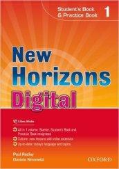 New horizons digital. Student's book-Workbook. Per le Scuole superiori. Con e-book. Con espansione online. 1.