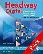 HEADWAY DIGITAL INTERMEDIATE 4th MISTO STANDARD C/C STUDENT'S BOOK + WORKBOOK WITH KEY + ESPANSIONE ONLINE + CD-ROM