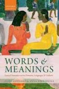 Words and Meanings: Lexical Semantics Across Domains, Languages, and Cultures