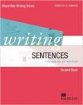 WRITING SENTENCES - STUDENT'S BOOK WRITING SERIES - LEVEL A1/A2