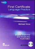 FIRST CERTIFICATE LANGUAGE PRACTICE + CD ROM + KEY ENGLISH GRAMMAR AND VOCABULARY - FOURTH EDITION