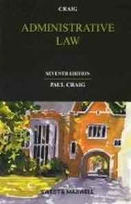 Administrative Law. Paul Craig