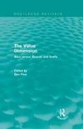 The Value Dimension (Routledge Revivals)