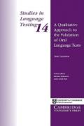 A Qualitative Approach to the Validation of Oral Language Tests