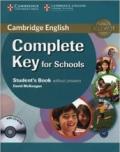 COMPLETE KEY FOR SCHOOLS SB WO/A+CDROM