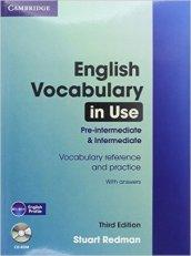 English vocabulary in use. Pre-intermediate and intermediate. Per le Scuole superiori. Con CD-ROM. Con espansione online