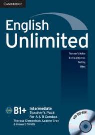 English Unlimited. Level B1+ Teacher's Pack (Teacher's Book + DVD-ROM). Con CD-ROM
