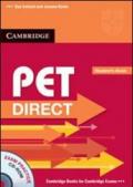 Pet direct. Workbook. With answers. Per la Scuola media. Con espansione online