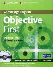 OBJECTIVE FIRST 3ED SB WO/A+CDROM