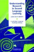 Understanding Research in Second Language Learning