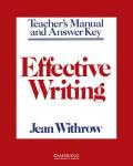 Effective Writing Teacher's manual: Writing Skills for Intermediate Students of American English
