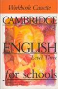 Cambridge English for Schools 3 Workbook Cassette