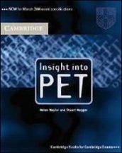 Insight into Pet. Per le Scuole superiori