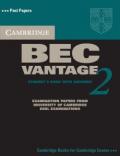 Cambridge BEC Vantage 2 Self Study Pack: Examination papers from University of Cambridge ESOL Examinations