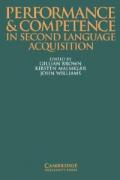 Performance and Competence in Second Language Acquisition