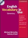 English vocabulary in use. Elementary. Per le Scuole superiori. Con CD-ROM