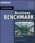 Business benchmark. Pre-intermediate to intermediate. Per le Scuole superiori. Con espansione online