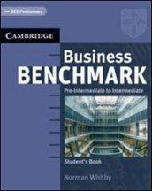 Business benchmark. Pre-intermediate to intermediate. Per le Scuole superiori. Con espansione online