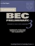 Cambridge Bec preliminary. Per gli Ist. tecnici e professionali: 3