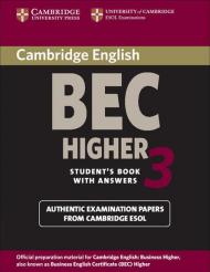 Cambridge BEC Higher 3 Student's Book with Answers