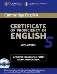 Cambridge Certificate of Proficiency in English 5 Self Study Pack: Examination Papers from University of Cambridge ESOL Examinations