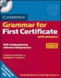 Cambridge grammar for first certificate. With answers. Per le Scuole superiori. Con CD Audio