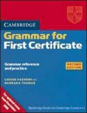 Cambridge grammar for first certificate. Without answers. Per le Scuole superiori