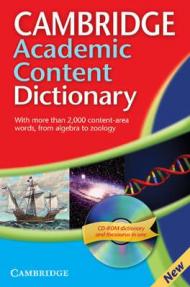 Cambridge Academic Content Dictionary Reference Book with CD-ROM