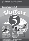 Cambridge Young Learners English Tests Starters 5 Answer Booklet: Examination Papers from the University of Cambridge ESOL Examinations