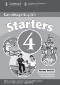 Cambridge Young Learners English Tests Starters 4 Answer Booklet: Examination Papers from the University of Cambridge ESOL Examinations