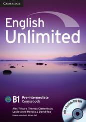 English Unlimited. Level B1 Coursebook with e-Portfolio