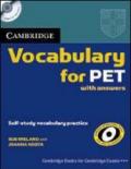 ESOL CAMB VOCAB PET W/A+CD