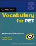 Cambridge Vocabulary for PET Edition without answers