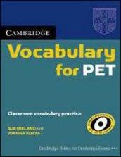 Cambridge Vocabulary for PET Edition without answers