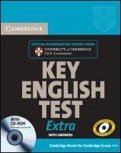 Cambridge key English test extra. Self-study pack. Student's book. With answers. Per la Scuola media